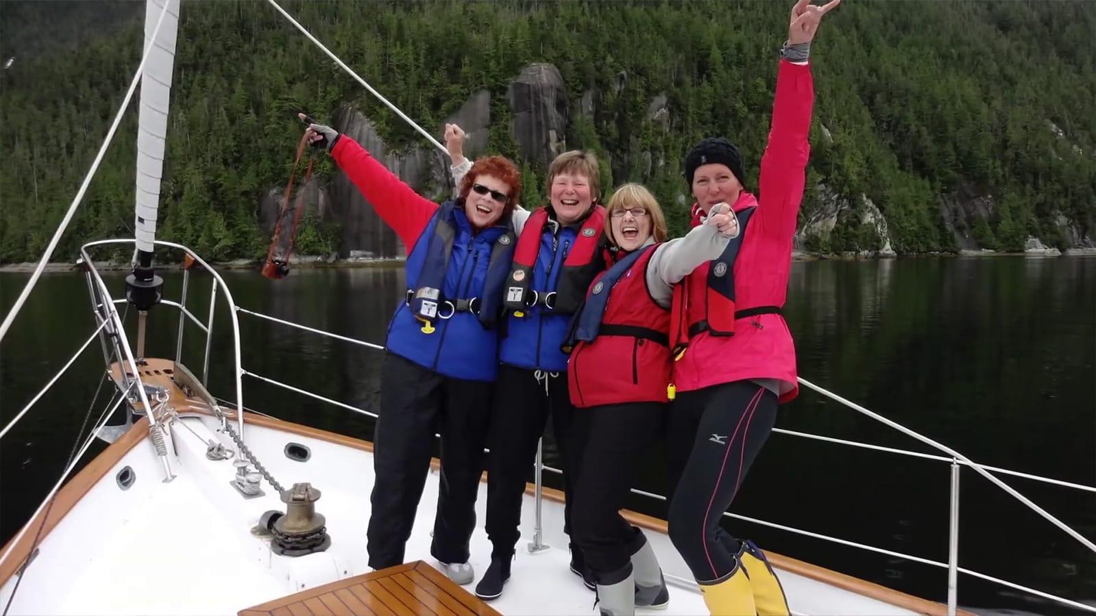 Womens Only Poros Greece learn to sail vacation